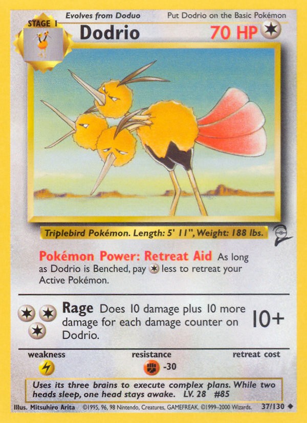 2000 Pokémon Base Set 2 2000 Pokémon Base Set 2 #37 trading card