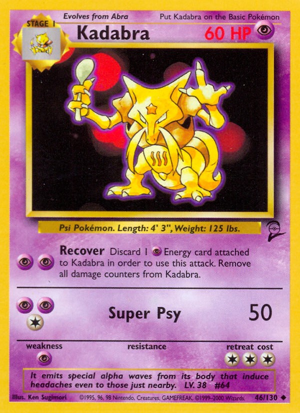 2000 Pokémon Base Set 2 2000 Pokémon Base Set 2 #46 trading card