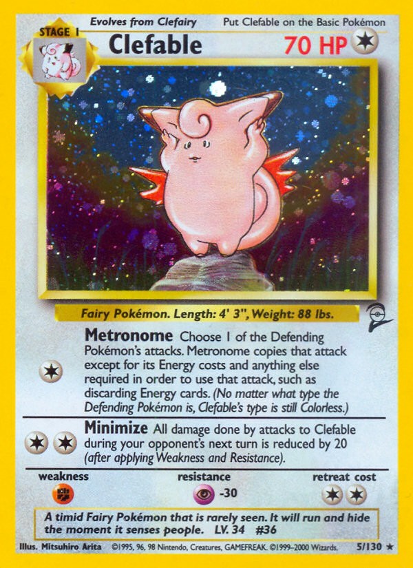 2000 Pokémon Base Set 2 2000 Pokémon Base Set 2 #5 trading card