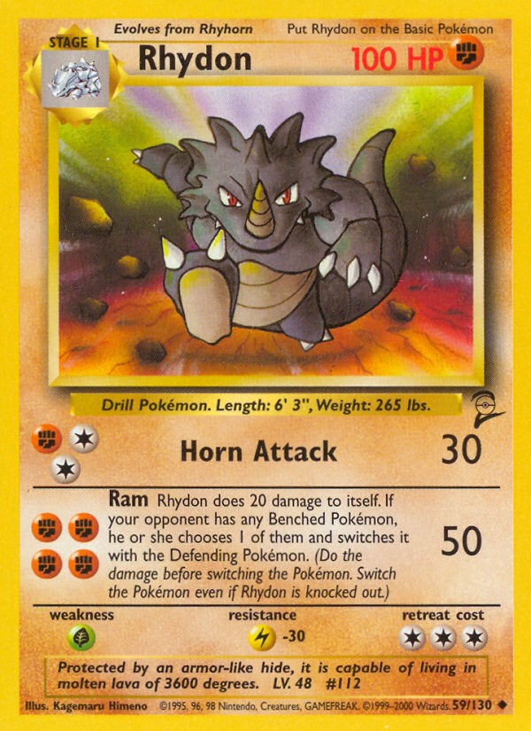 2000 Pokémon Base Set 2 2000 Pokémon Base Set 2 #59 trading card