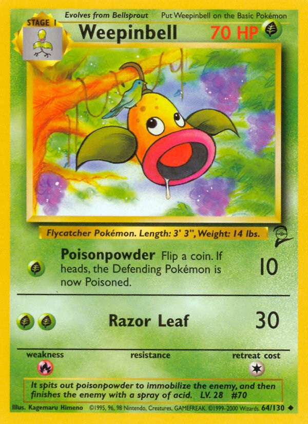 2000 Pokémon Base Set 2 2000 Pokémon Base Set 2 #64 trading card