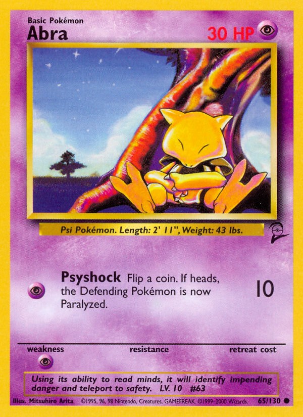 2000 Pokémon Base Set 2 2000 Pokémon Base Set 2 #65 trading card
