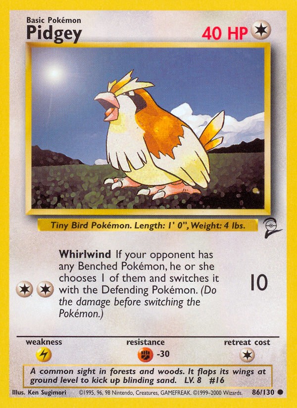 2000 Pokémon Base Set 2 2000 Pokémon Base Set 2 #86 trading card