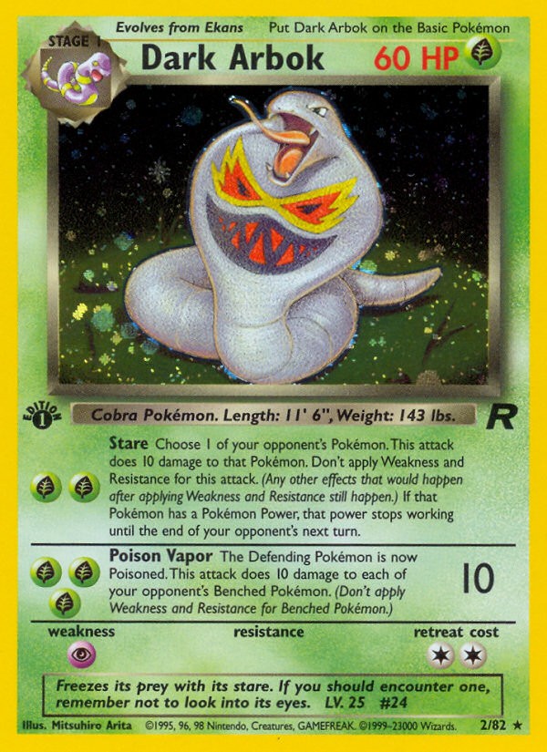 2000 Pokémon Team Rocket 2000 Pokémon Team Rocket #2 trading card