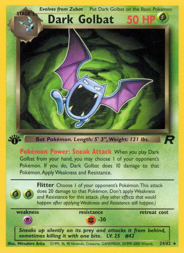 2000 Pokémon Team Rocket 2000 Pokémon Team Rocket #24 trading card