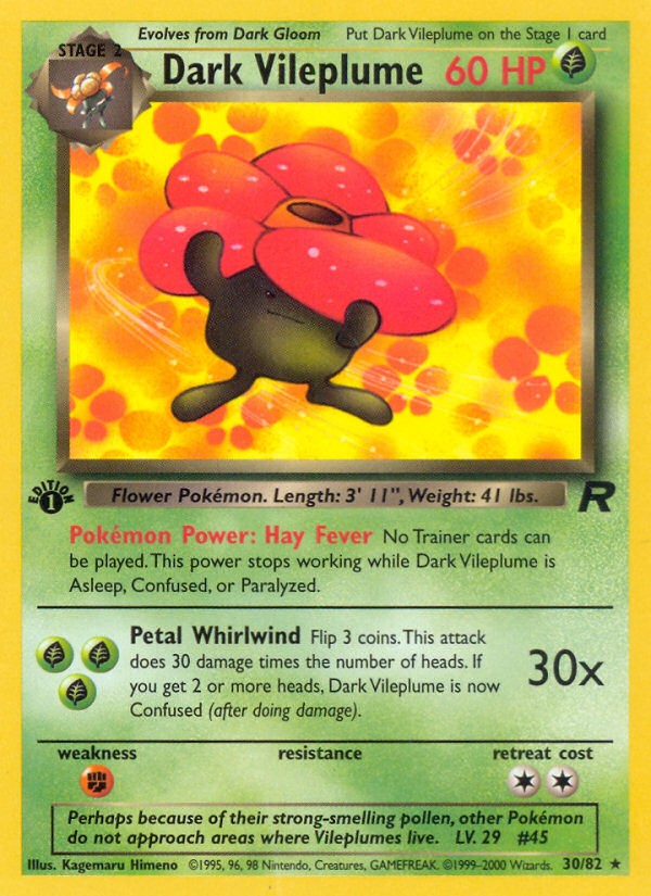 2000 Pokémon Team Rocket 2000 Pokémon Team Rocket #30 trading card