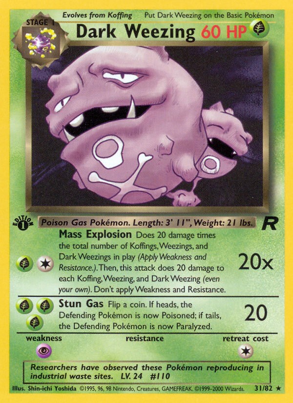 2000 Pokémon Team Rocket 2000 Pokémon Team Rocket #31 trading card