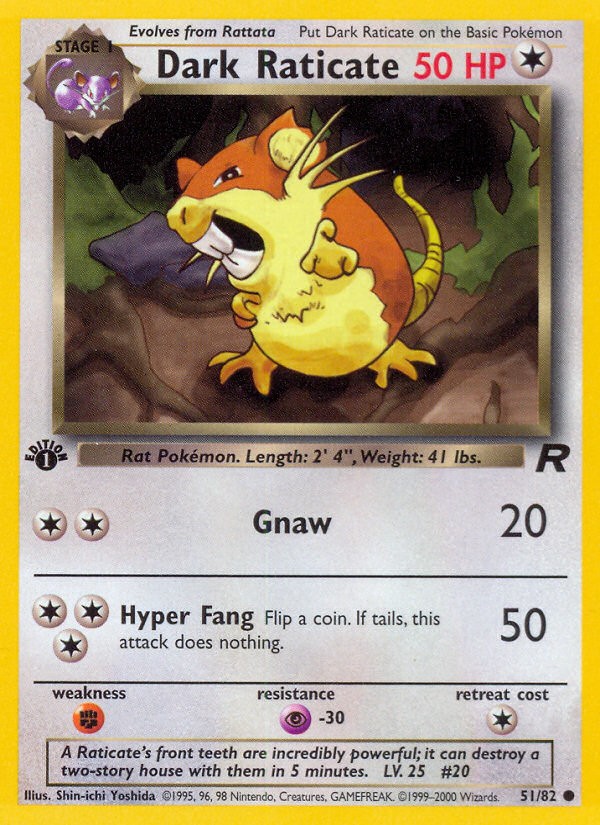 2000 Pokémon Team Rocket 2000 Pokémon Team Rocket #51 trading card