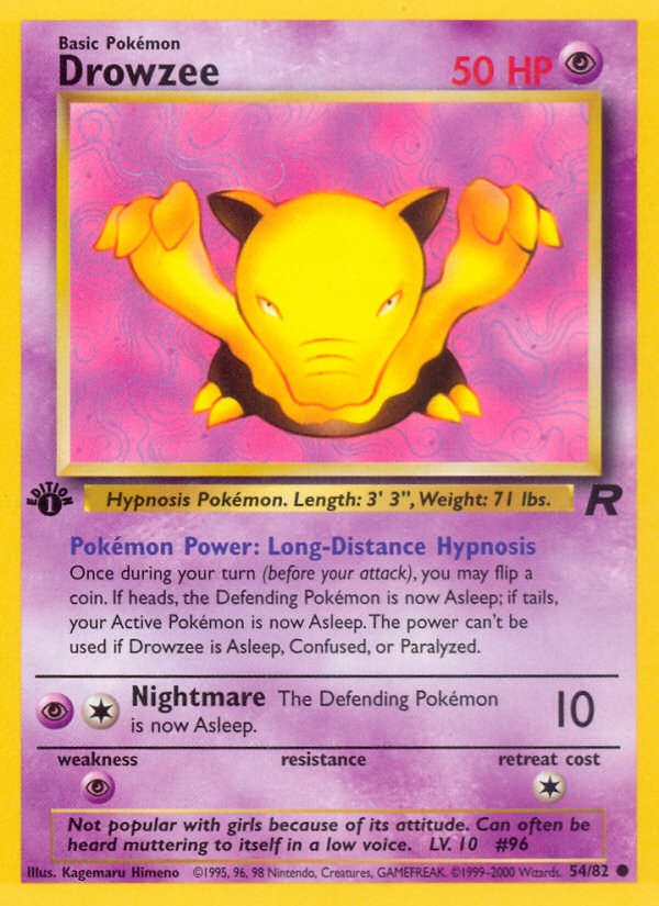 2000 Pokémon Team Rocket 2000 Pokémon Team Rocket #54 trading card
