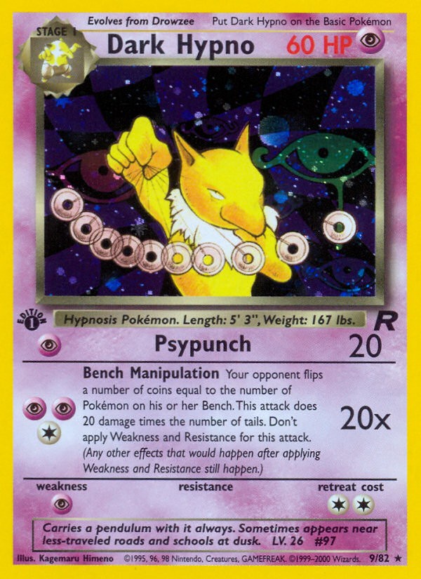 2000 Pokémon Team Rocket 2000 Pokémon Team Rocket #9 trading card