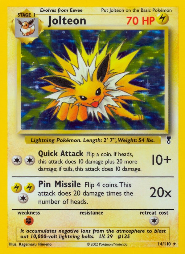 2002 Pokémon Legendary Collection 2002 Pokémon Legendary Collection #14 trading card