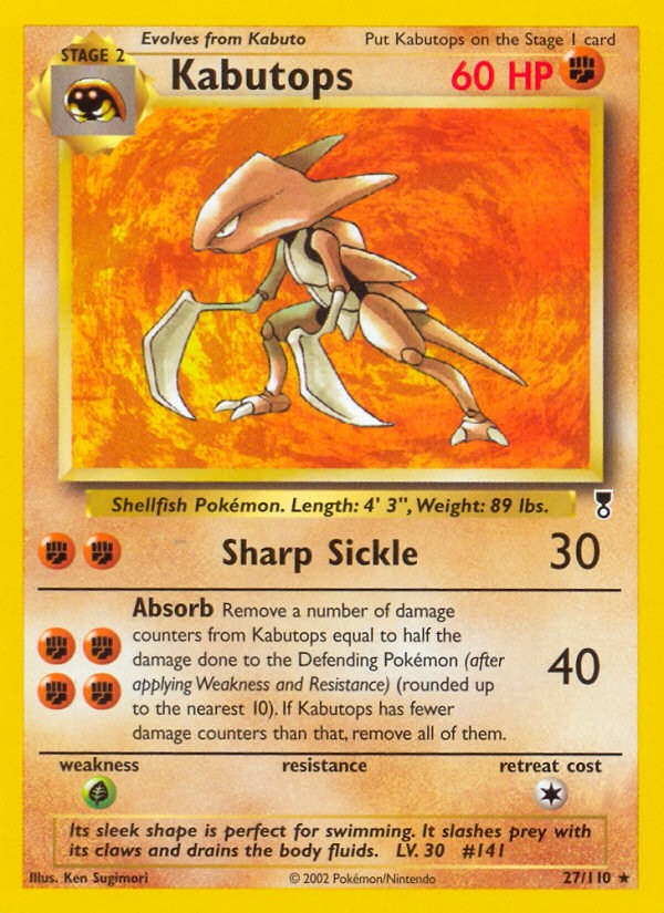 2002 Pokémon Legendary Collection 2002 Pokémon Legendary Collection #27 trading card