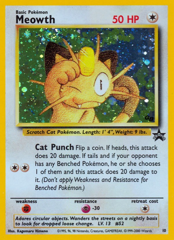 1999 Pokémon Wizards Black Star Promos 1999 Pokémon Wizards Black Star Promos #10 trading card