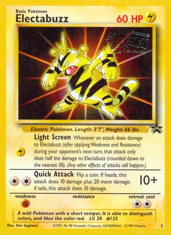 1999 Pokémon Wizards Black Star Promos 1999 Pokémon Wizards Black Star Promos #2 trading card