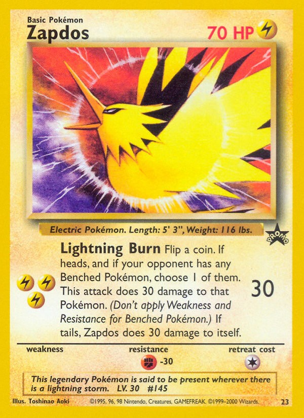 1999 Pokémon Wizards Black Star Promos 1999 Pokémon Wizards Black Star Promos #23 trading card