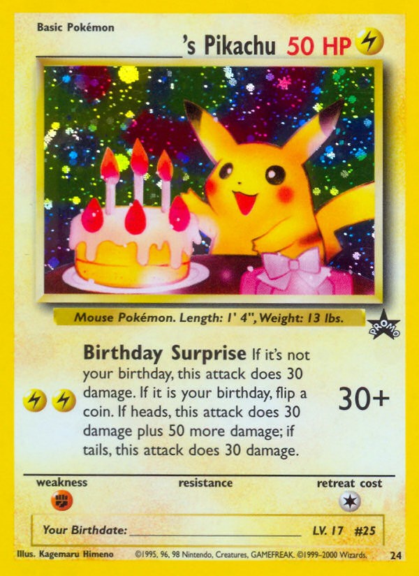 1999 Pokémon Wizards Black Star Promos 1999 Pokémon Wizards Black Star Promos #24 trading card