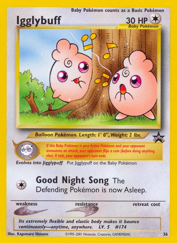 1999 Pokémon Wizards Black Star Promos 1999 Pokémon Wizards Black Star Promos #36 trading card