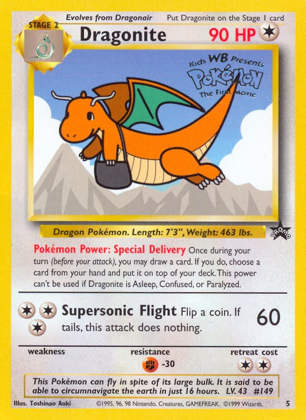 1999 Pokémon Wizards Black Star Promos 1999 Pokémon Wizards Black Star Promos #5 trading card