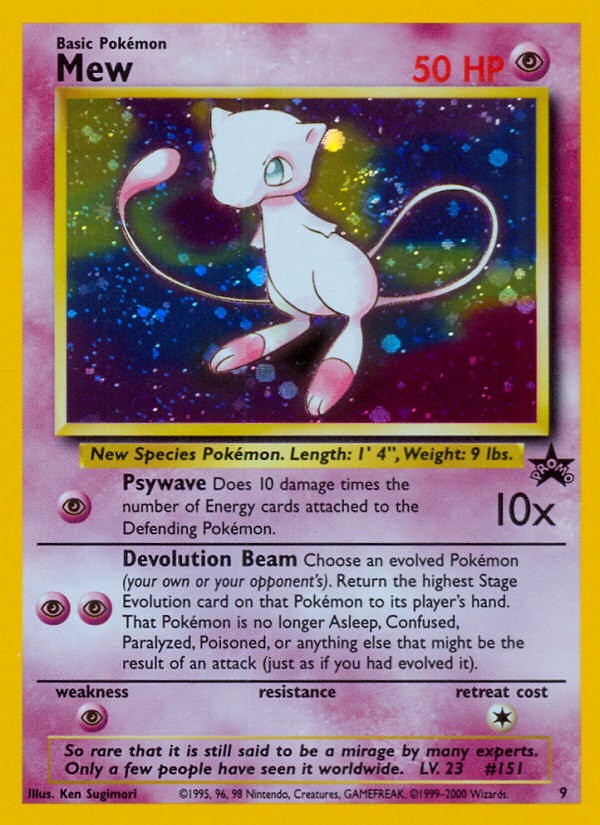 1999 Pokémon Wizards Black Star Promos 1999 Pokémon Wizards Black Star Promos #9 trading card