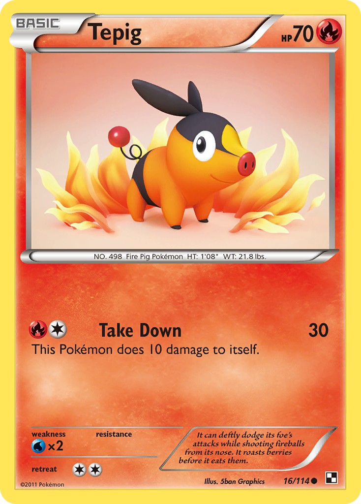 2011 Pokémon Black & White 2011 Pokémon Black & White #16 trading card