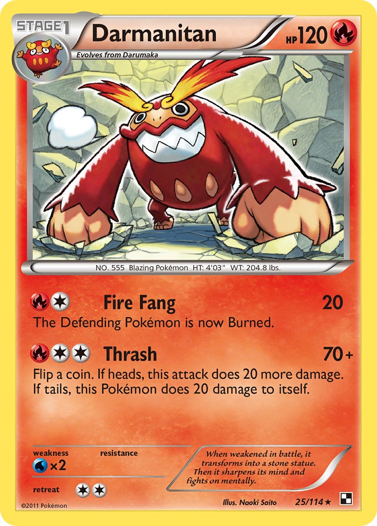 2011 Pokémon Black & White 2011 Pokémon Black & White #25 trading card