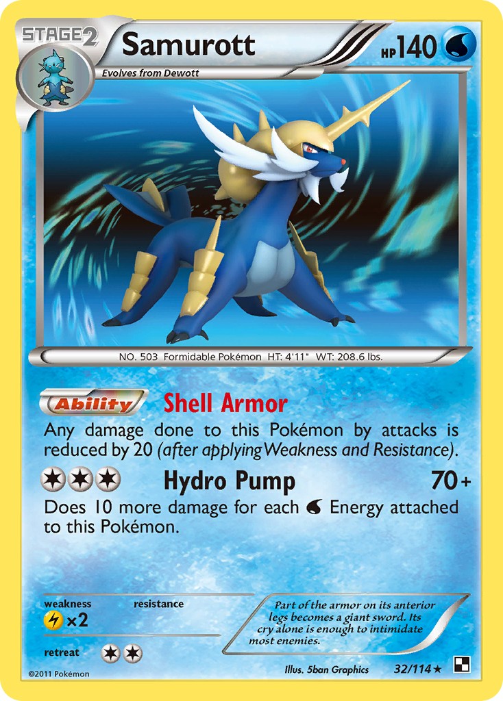 2011 Pokémon Black & White 2011 Pokémon Black & White #32 trading card