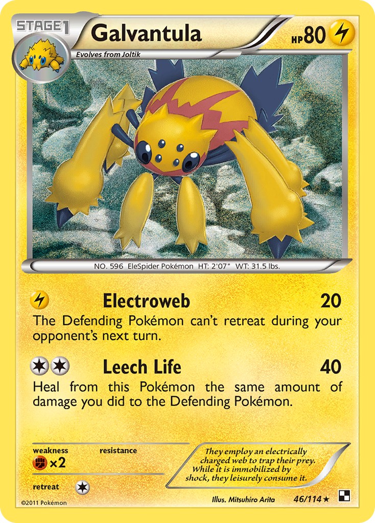 2011 Pokémon Black & White 2011 Pokémon Black & White #46 trading card
