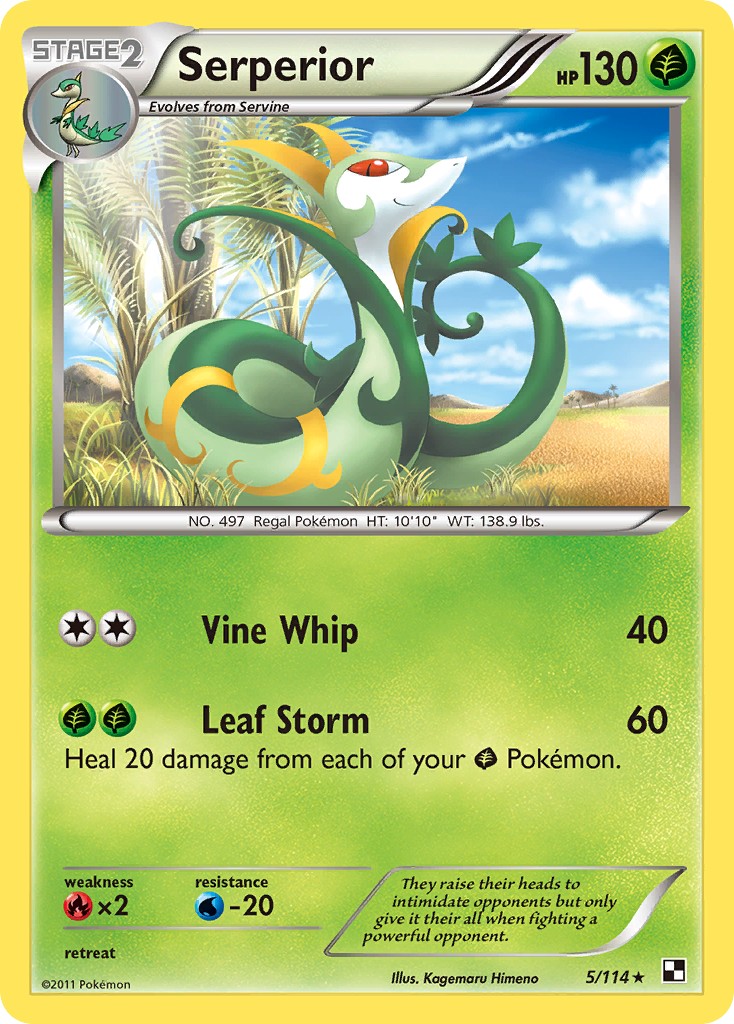 2011 Pokémon Black & White 2011 Pokémon Black & White #5 trading card