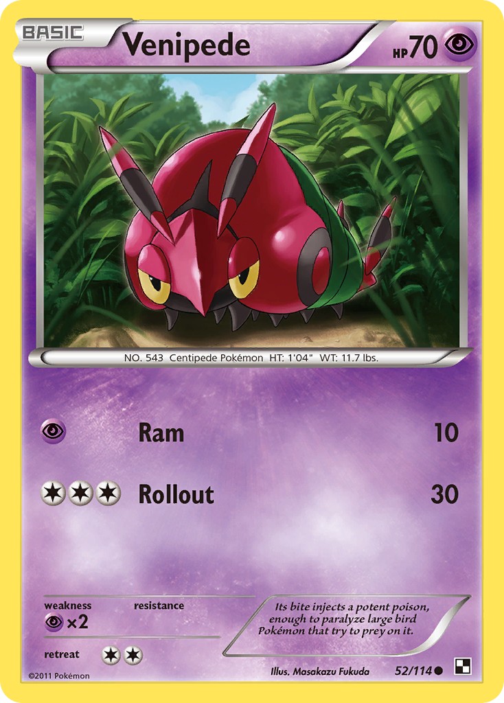 2011 Pokémon Black & White 2011 Pokémon Black & White #52 trading card