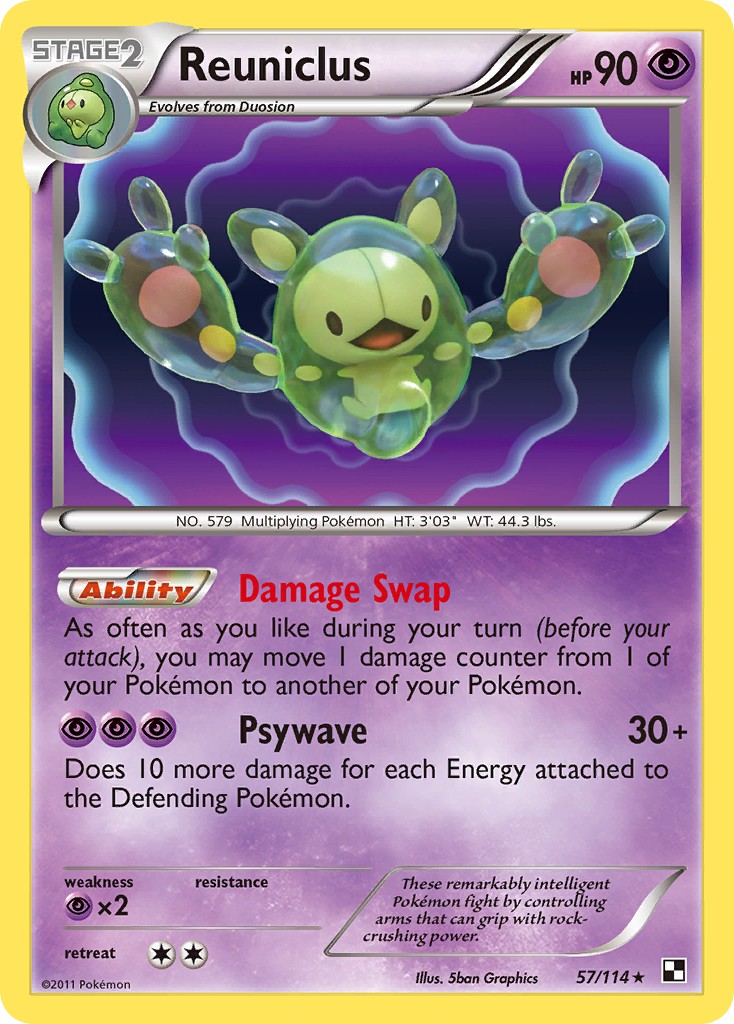 2011 Pokémon Black & White 2011 Pokémon Black & White #57 trading card