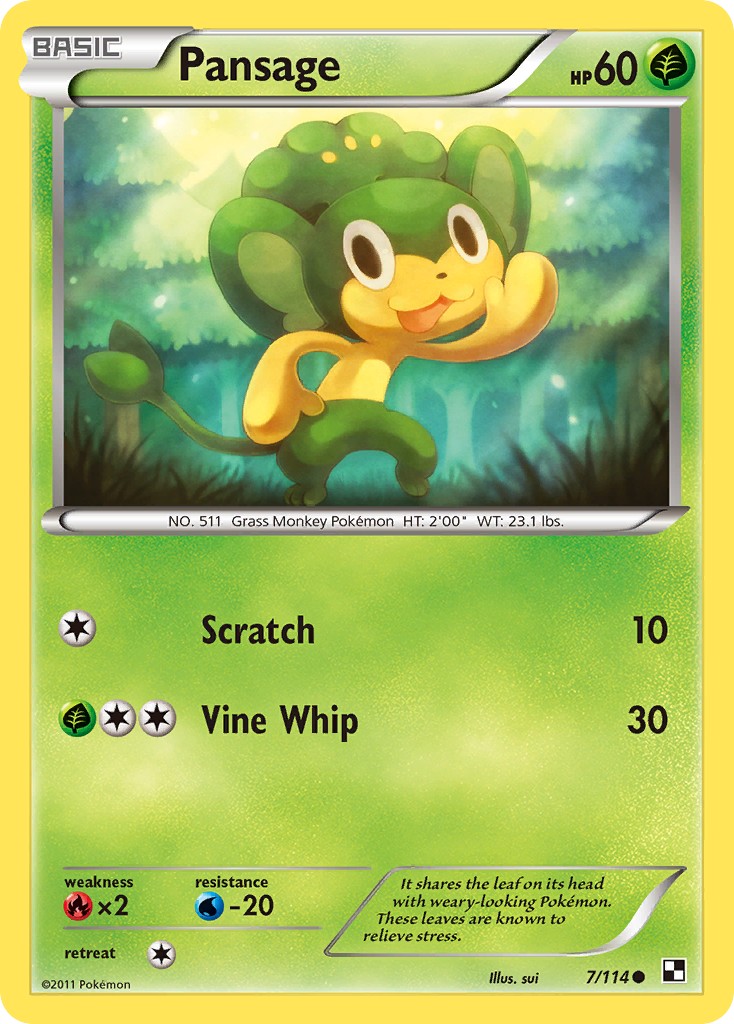 2011 Pokémon Black & White 2011 Pokémon Black & White #7 trading card