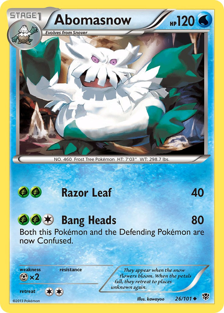 2013 Pokémon Plasma Blast 2013 Pokémon Plasma Blast #26 trading card