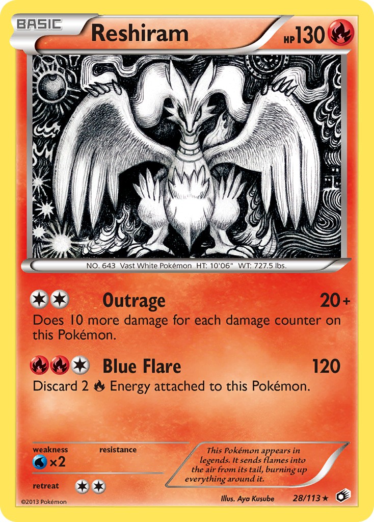 2013 Pokémon Legendary Treasures 2013 Pokémon Legendary Treasures #28 trading card