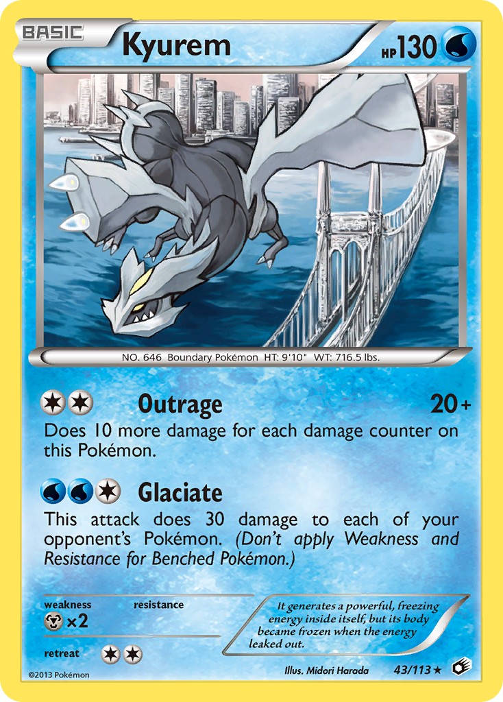 2013 Pokémon Legendary Treasures 2013 Pokémon Legendary Treasures #43 trading card
