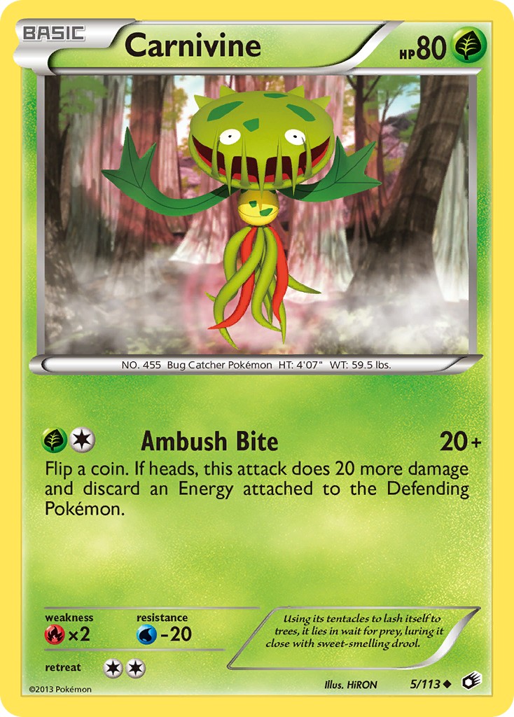 2013 Pokémon Legendary Treasures 2013 Pokémon Legendary Treasures #5 trading card