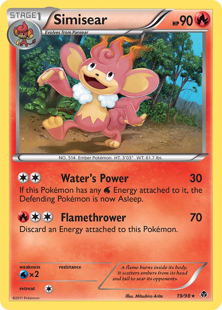 2011 Pokémon Emerging Powers 2011 Pokémon Emerging Powers #19 trading card