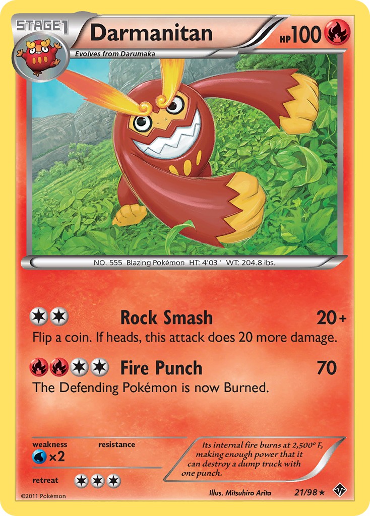2011 Pokémon Emerging Powers 2011 Pokémon Emerging Powers #21 trading card