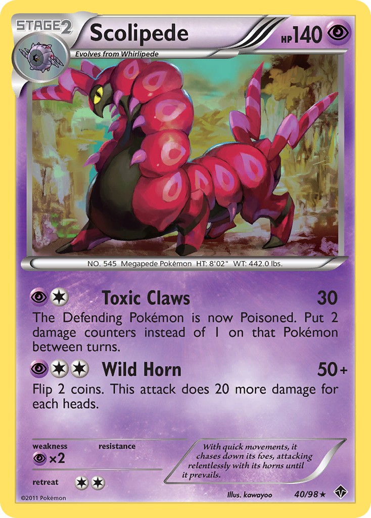 2011 Pokémon Emerging Powers 2011 Pokémon Emerging Powers #40 trading card
