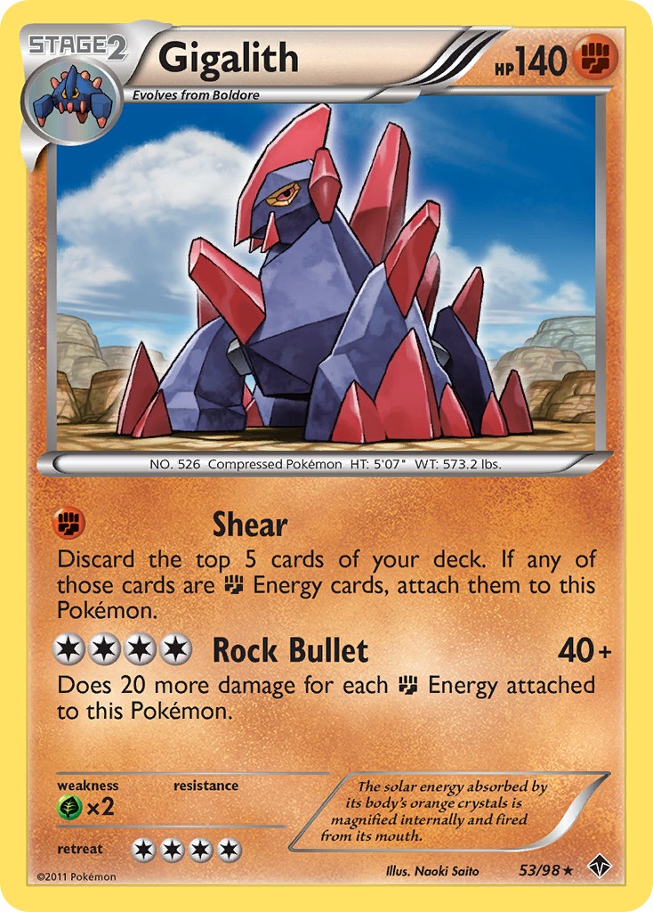 2011 Pokémon Emerging Powers 2011 Pokémon Emerging Powers #53 trading card