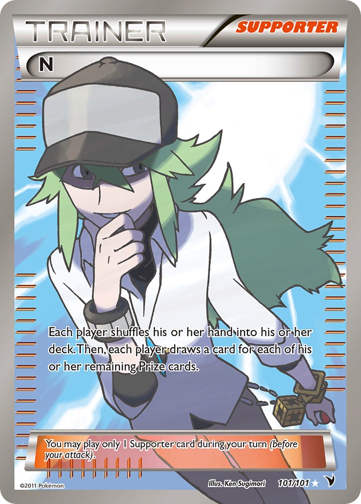 2011 Pokémon Noble Victories N #101 trading card