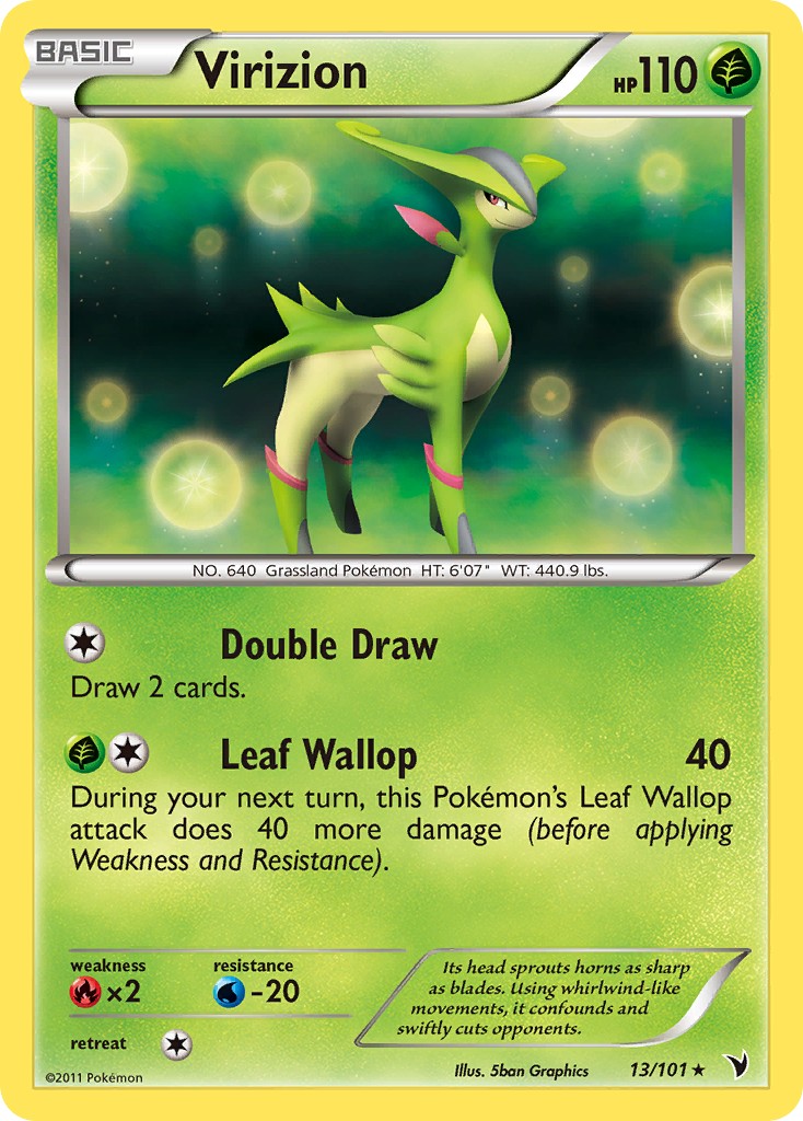 2011 Pokémon Noble Victories 2011 Pokémon Noble Victories #13 trading card