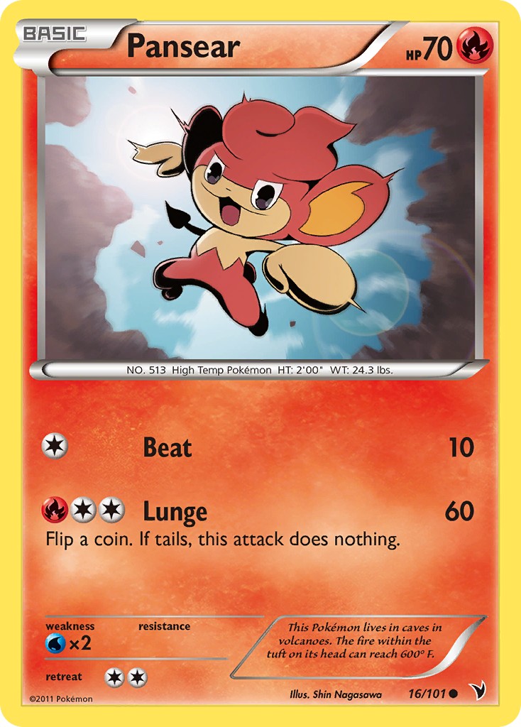 2011 Pokémon Noble Victories 2011 Pokémon Noble Victories #16 trading card