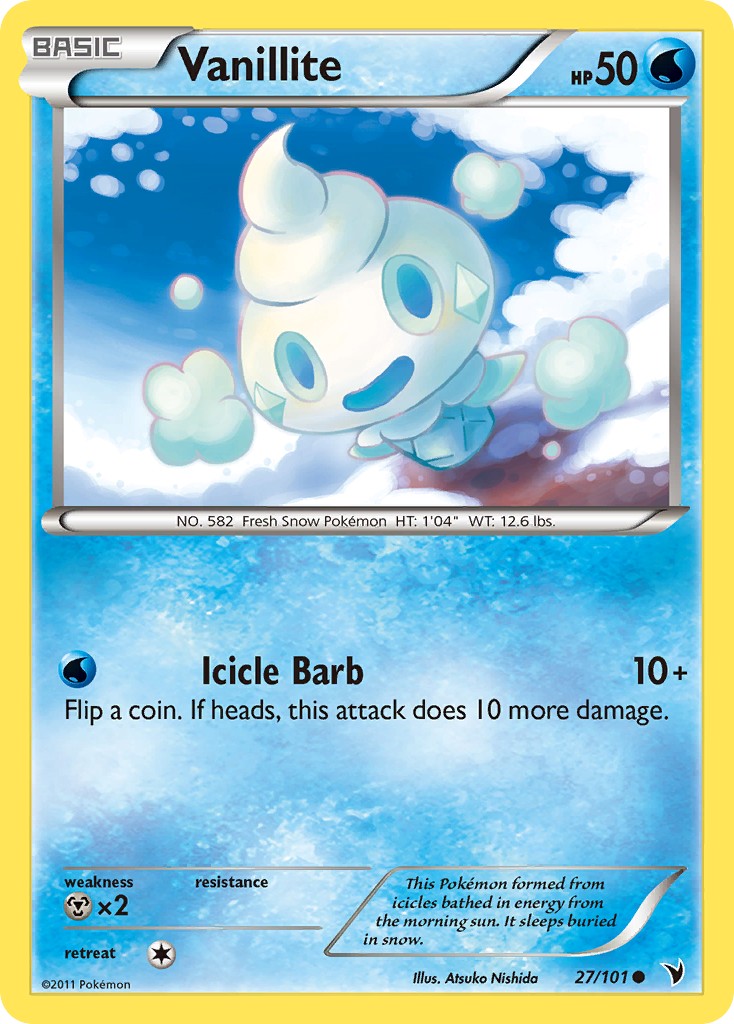 2011 Pokémon Noble Victories 2011 Pokémon Noble Victories #27 trading card