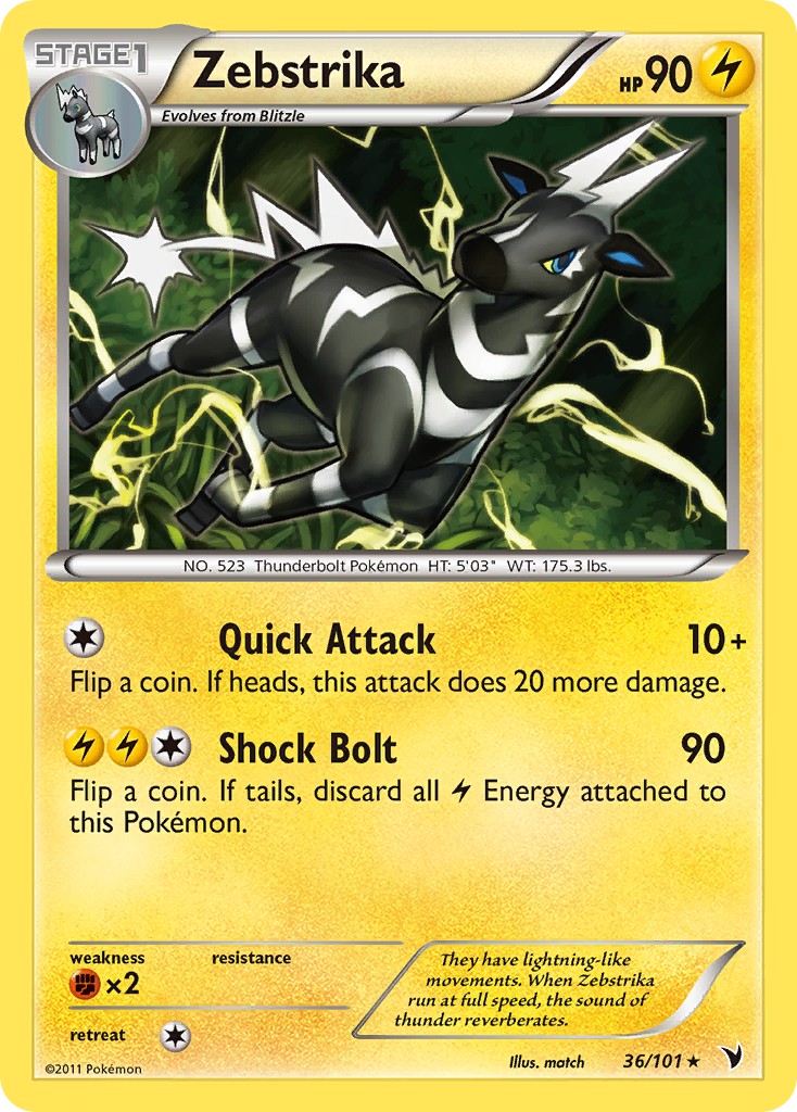 2011 Pokémon Noble Victories 2011 Pokémon Noble Victories #36 trading card