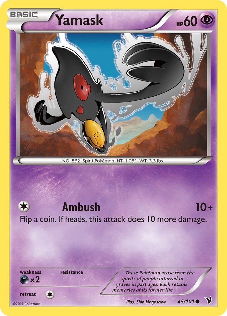 2011 Pokémon Noble Victories 2011 Pokémon Noble Victories #45 trading card