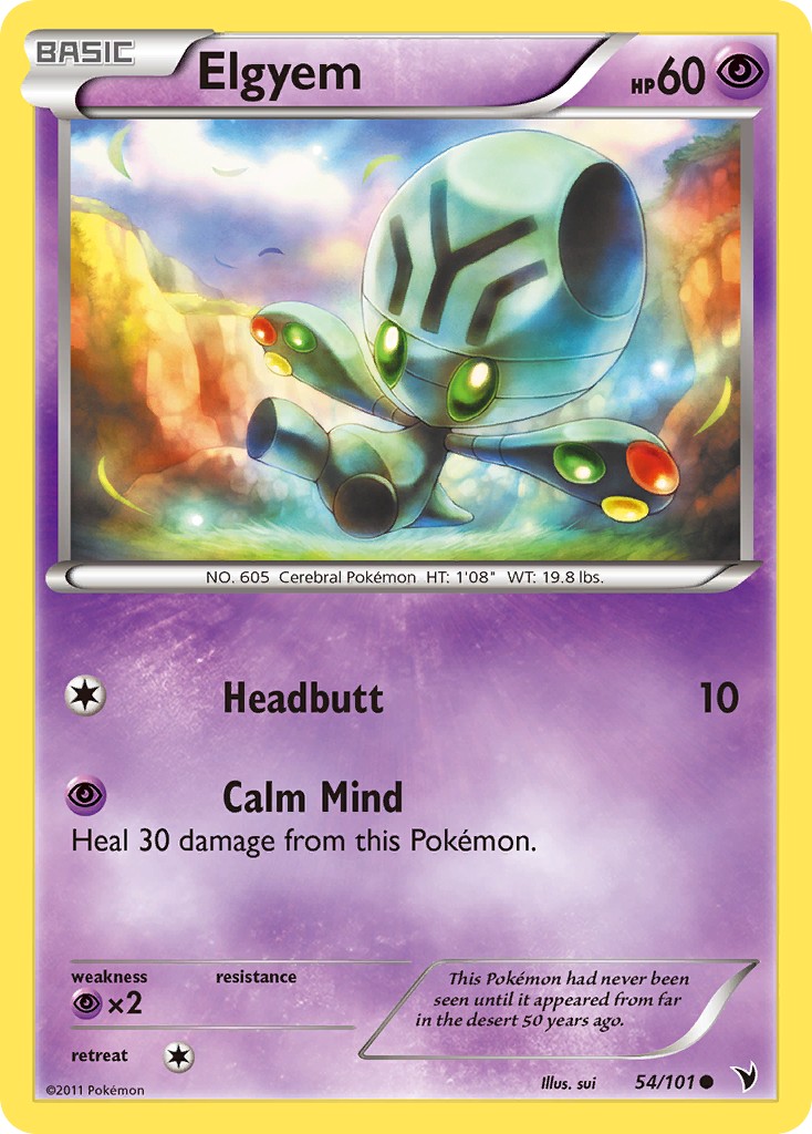 2011 Pokémon Noble Victories 2011 Pokémon Noble Victories #54 trading card