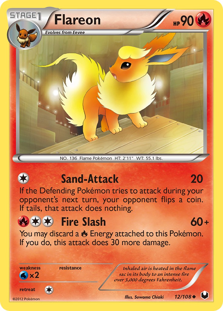 2012 Pokémon Dark Explorers 2012 Pokémon Dark Explorers #12 trading card
