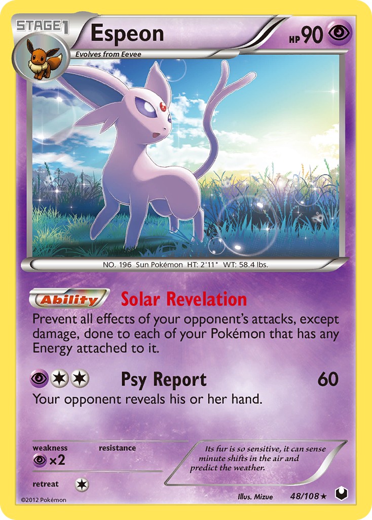 2012 Pokémon Dark Explorers 2012 Pokémon Dark Explorers #48 trading card