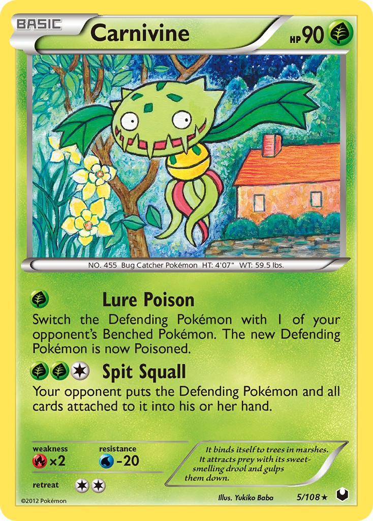 2012 Pokémon Dark Explorers 2012 Pokémon Dark Explorers #5 trading card