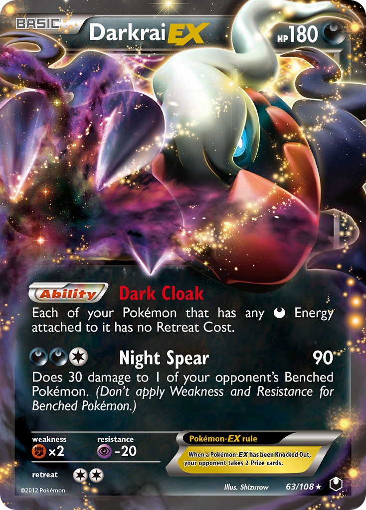 2012 Pokémon Dark Explorers 2012 Pokémon Dark Explorers #63 trading card